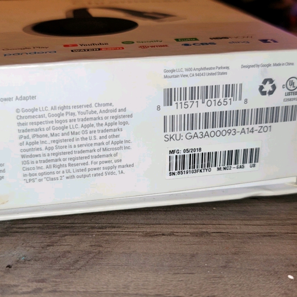 Google chromecast
